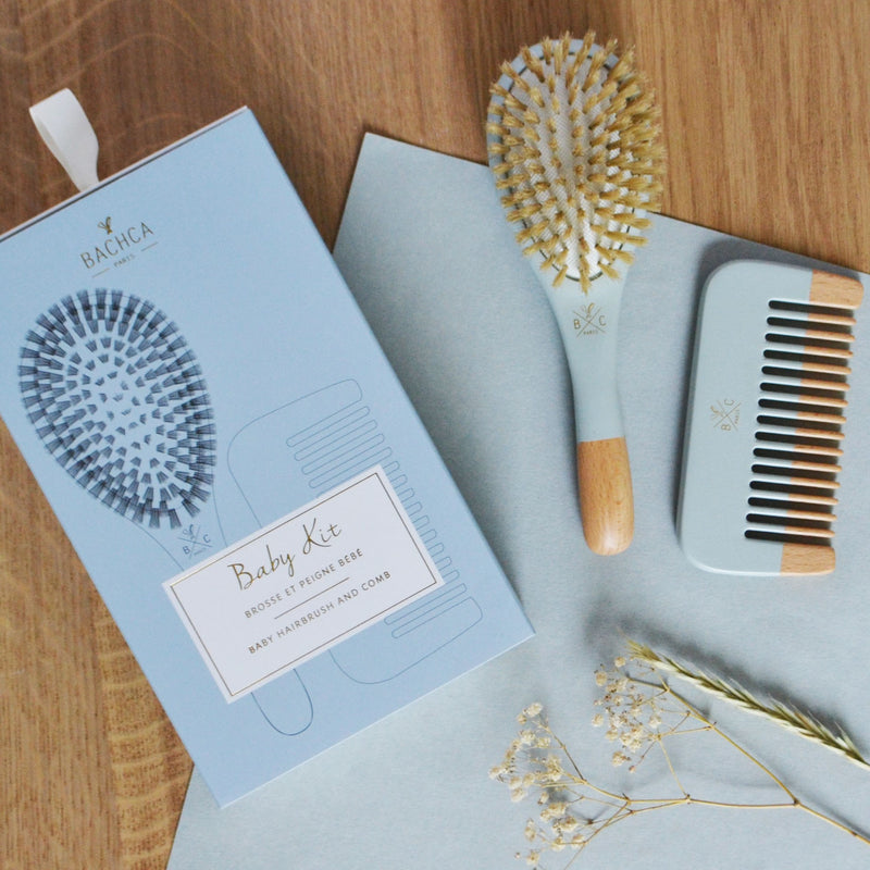 Bachca - Hair Brush & Comb Baby Blue - Swanky Boutique