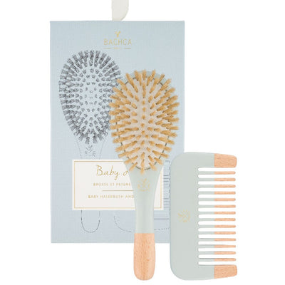 Hair Brush & Comb, Baby - Blue