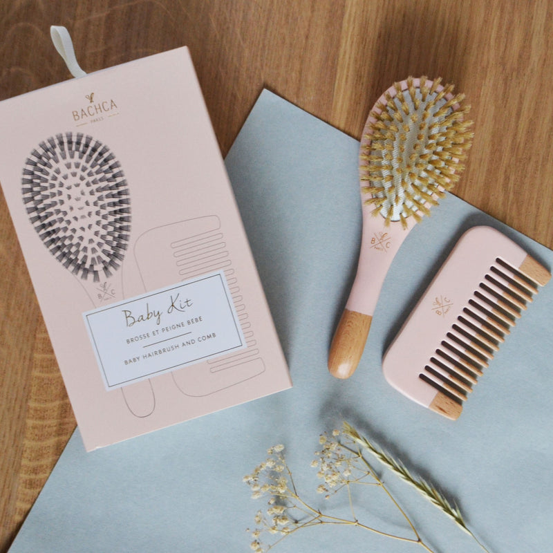 Bachca - Hair Brush & Comb Baby Pink - Swanky Boutique