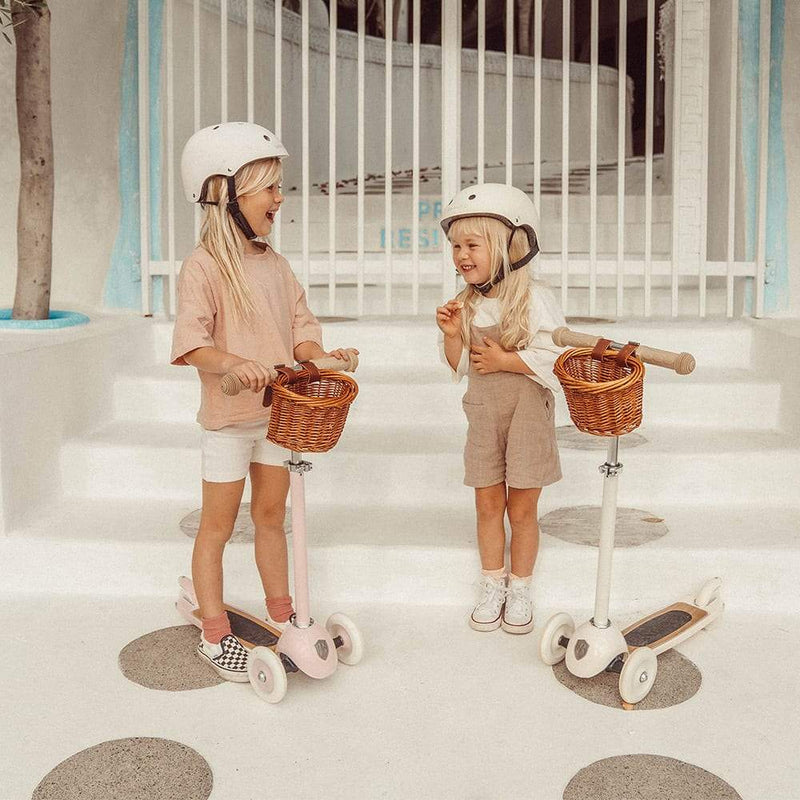 Scooter with front basket- White (3+ Years)