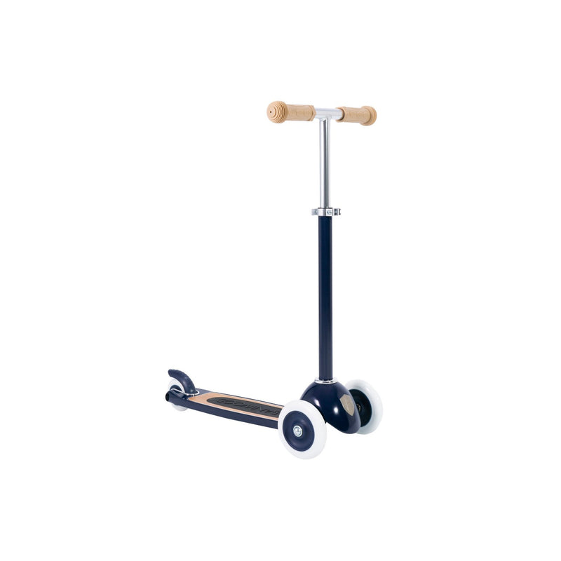 Banwood - Scooter with front basket Navy Blue (3+ Years) - Swanky Boutique