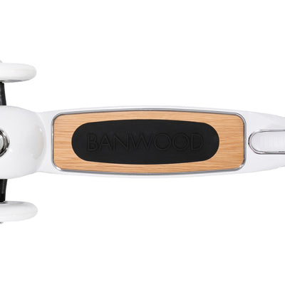Scooter with front basket- White (3+ Years)