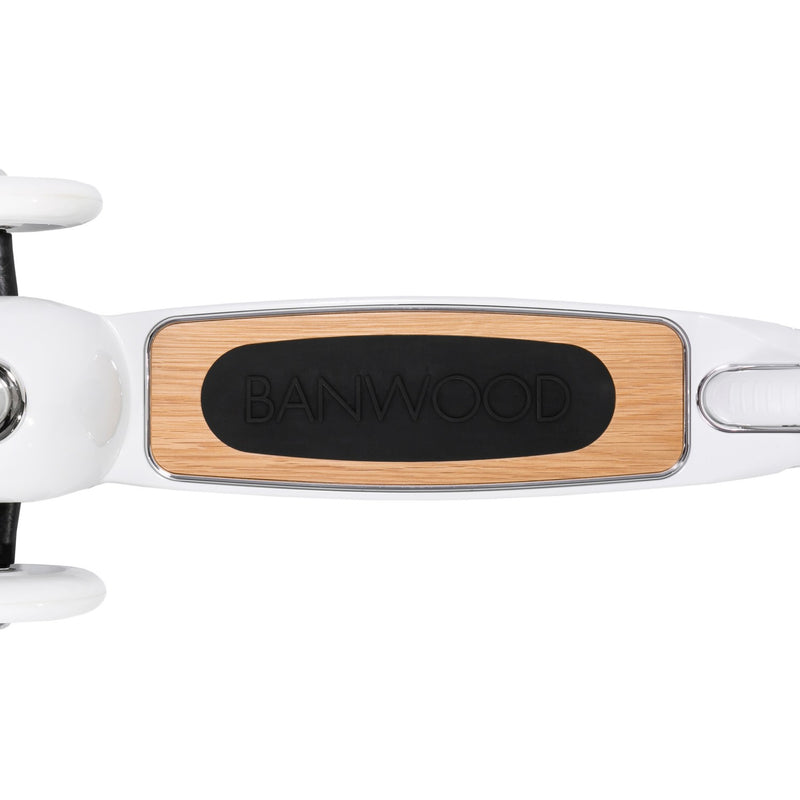 Scooter with front basket- White (3+ Years)