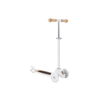 Banwood - Scooter with front basket White (3+ Years) - Swanky Boutique