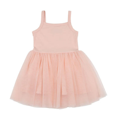 Bob & Blossom - Tutu Dress Cotton Blushing Pink - Swanky Boutique