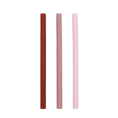 We Might Be Tiny - Straws 3 Pack Silicone Pinks - Swanky Boutique