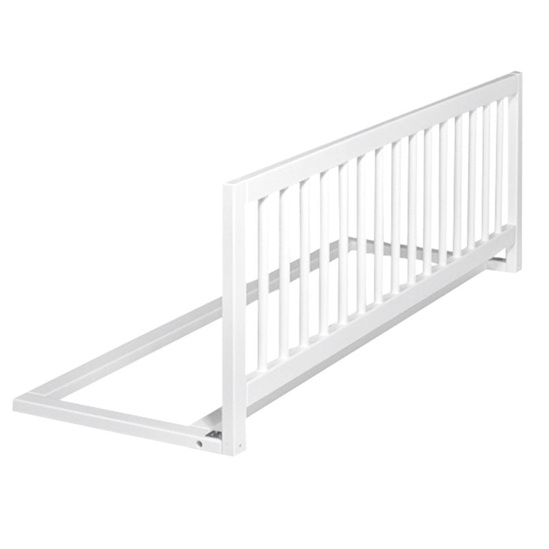Bed Safety Rail, Wooden - White