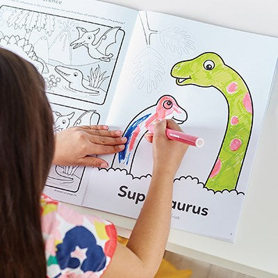 orchard toys - Sticker Colouring Book - Dinosaur (3+ Years) - swanky boutique malta