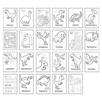 orchard toys - Sticker Colouring Book - Dinosaur (3+ Years) - swanky boutique malta