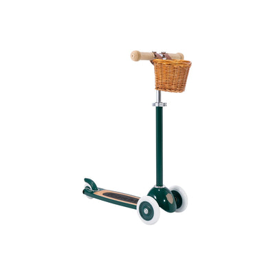 Banwood - Scooter with front basket Green (3+ Years) - Swanky Boutique