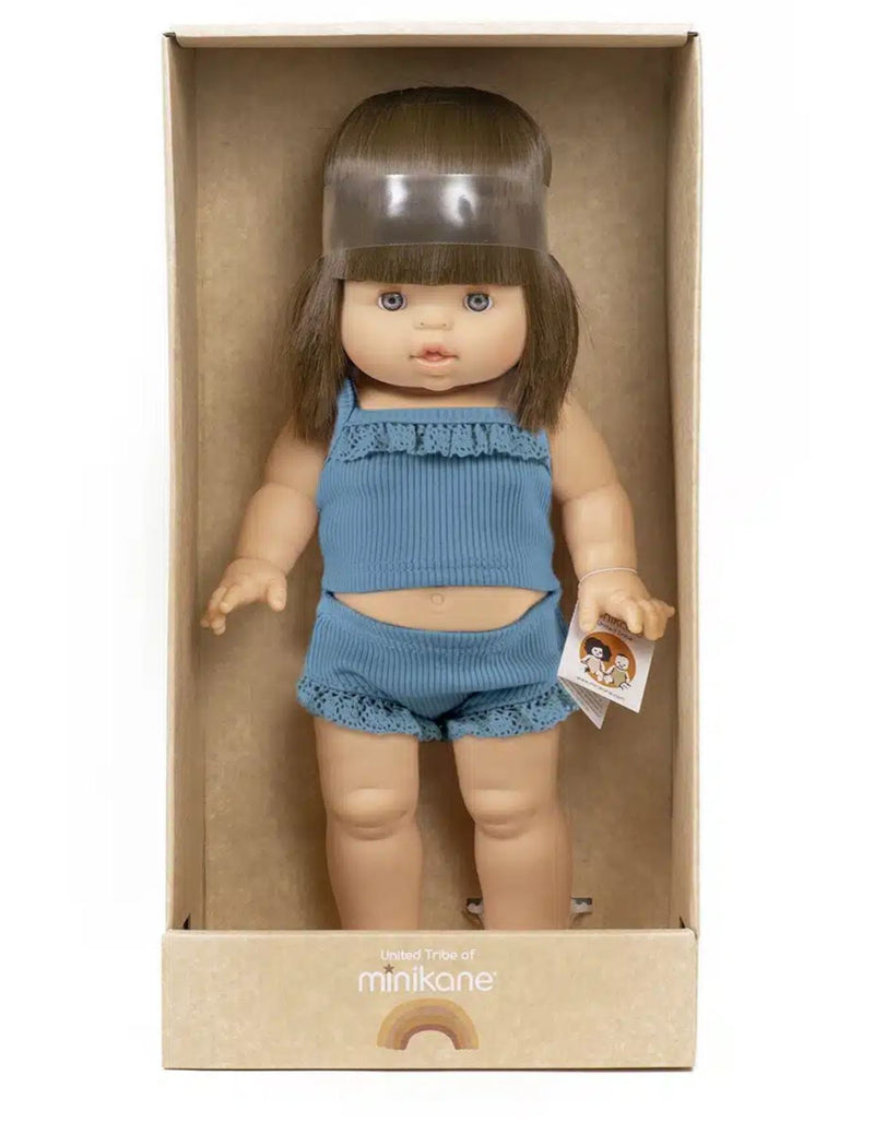 minikane - doll minikane girl standing 37cm chlea - swanky boutique malta