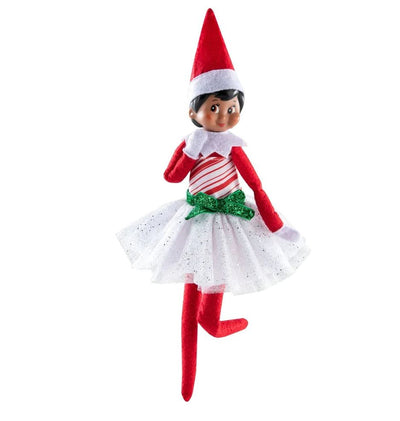 The Elf on the Shelf Extras: Claus Couture Collection - Candy Cane Classic Dress - swanky boutique malta