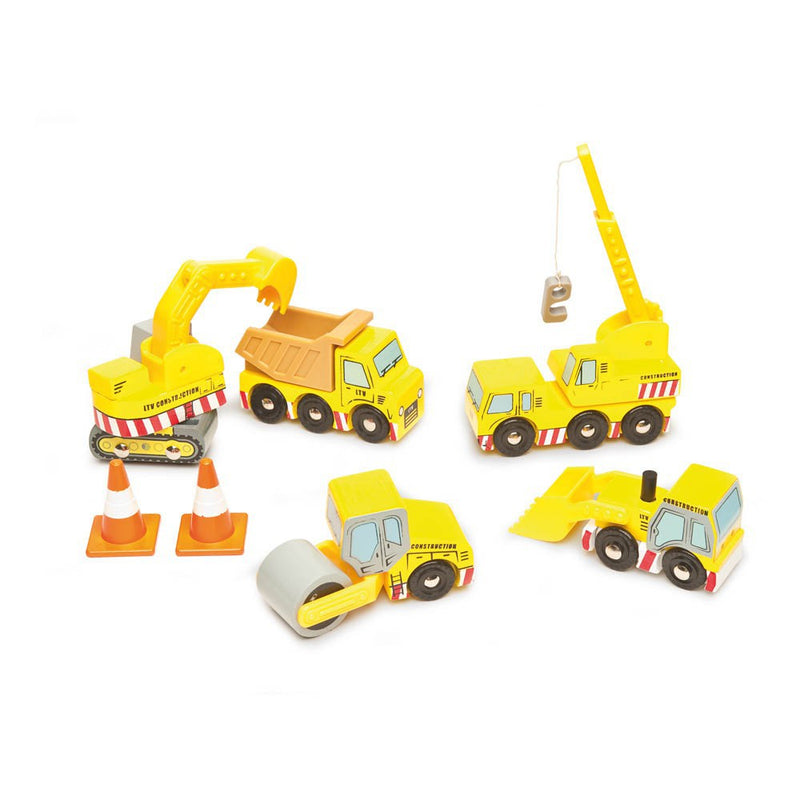 Construction Set Vehicles, 5 Pieces