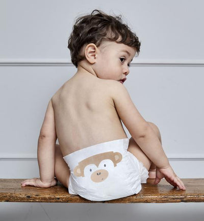 Kit & Kin - eco nappies, Size 5 Koala & Monkey – 11kg+ (28 pack) - swanky boutique malta