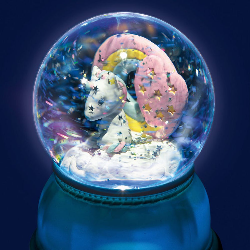 djeco - night light snow ball large unicorn - swanky boutique malta
