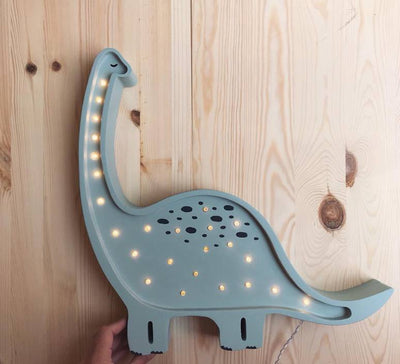 Lamp Night Light, Diplodocus - Prehistoric Blue
