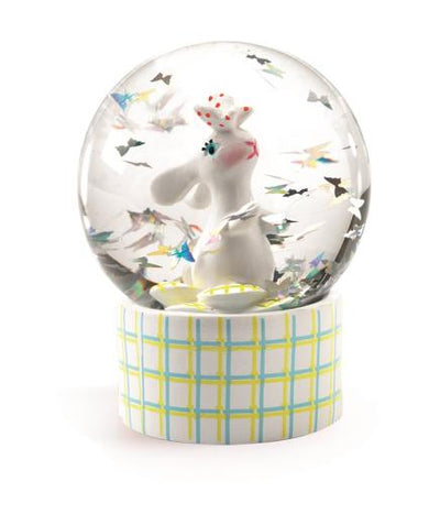 djeco - snow globe mini bunny - swanky boutique malta