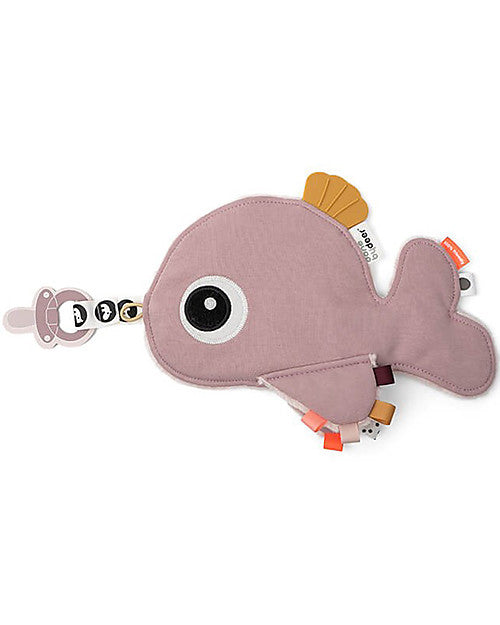 done by deer - pacifier holder wally the fish pink - swanky boutique malta