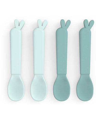 done by deer - cutlery spoons 4 pack set 100% pp blue - swanky boutique malta