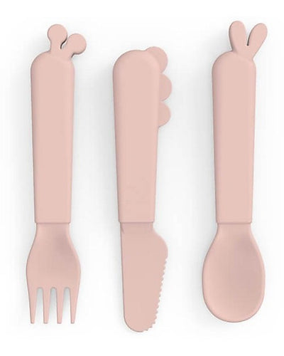 done by deer - cutlery set 100% pp pink - swanky boutique malta