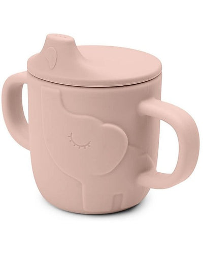 Cup with Spout, Silicone - Powder Pink
