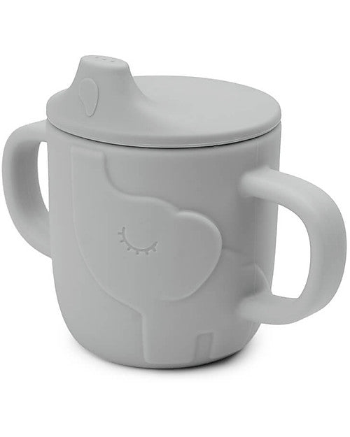Cup with Spout, Silicone - Grey