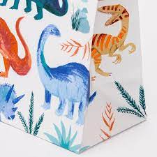 Party Gift Bags, 8 Pack - Dinosaur Kingdom