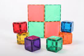 Magnetic Tiles, Pastel Rainbow - Square Expansion Pack (40 Pieces)