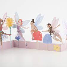 meri meri - card birthday 3d scene fairy - swanky boutique malta