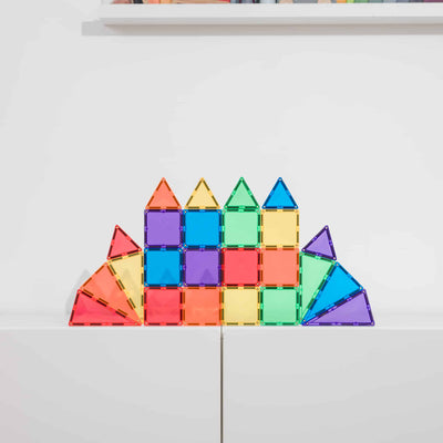 Connetix - Magnetic Tiles Rainbow Mini Pack (24 Pieces) - Swanky Boutique