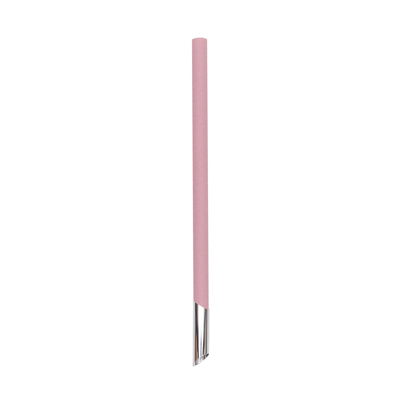 We Might Be Tiny - Straw Extra Wide + Travel Keepie Silicone Bunny Dusty Rose - Swanky Boutique