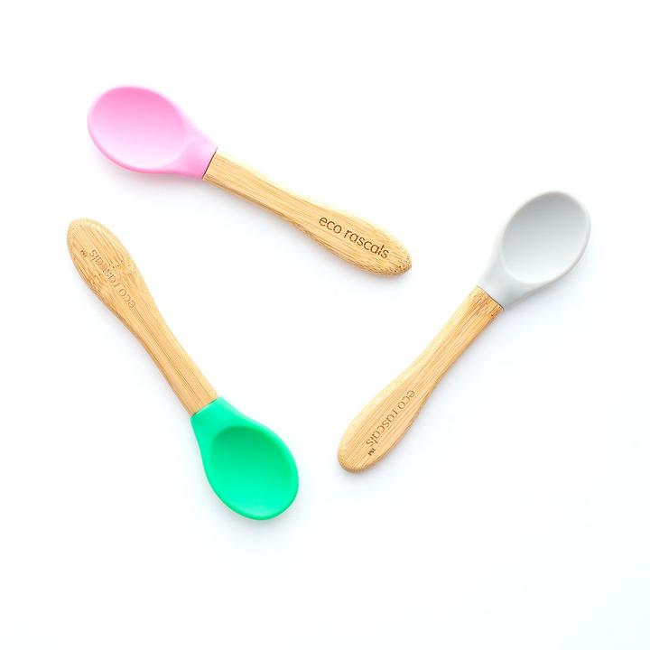 Spoons 3-pack Bamboo & Silicone