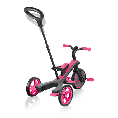 Globber - Tricycle 4-in-1 10 Months - 5 Years Explorer Pink - Swanky Boutique