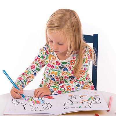Sticker Colouring Book - First Words (4+ Years)