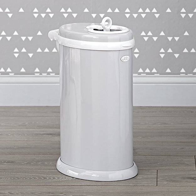 ubbi - Diaper Bin, Odor Control Steel - Grey - swanky boutique malta