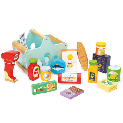 Le Toy Van - Groceries Set & Scanner 16 Pieces - Swanky BoutiqueLe Toy Van - Groceries Set & Scanner- Swanky Boutique