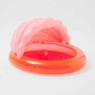 Sunny life - Kiddy Pool Shell Neon Coral - Swanky Boutique 