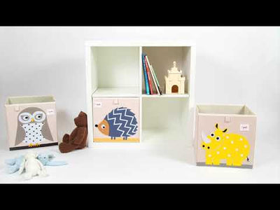 3 Sprouts - Storage Box Owl - Swanky Boutique