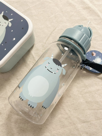 Straw Bottle, 500ml - Little Monsters