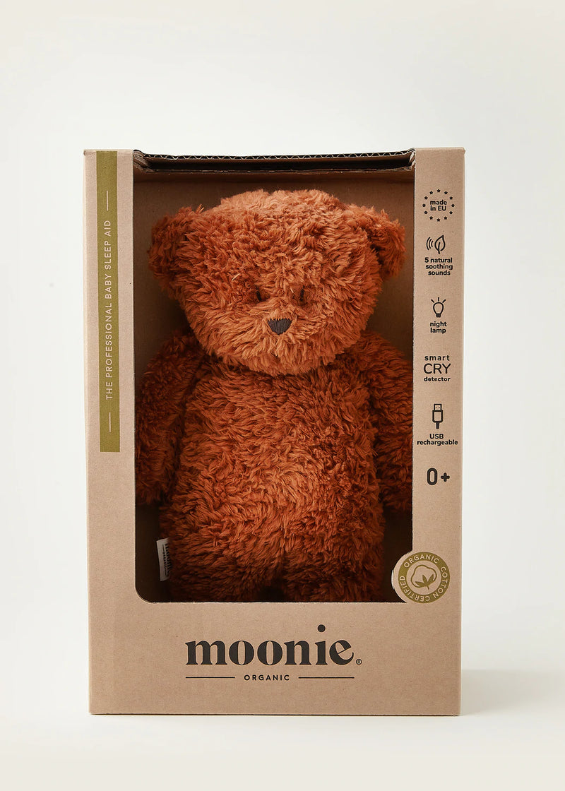 Moonie - Humming Bear with Light & Cry Sensor Caramel - Swanky Boutique