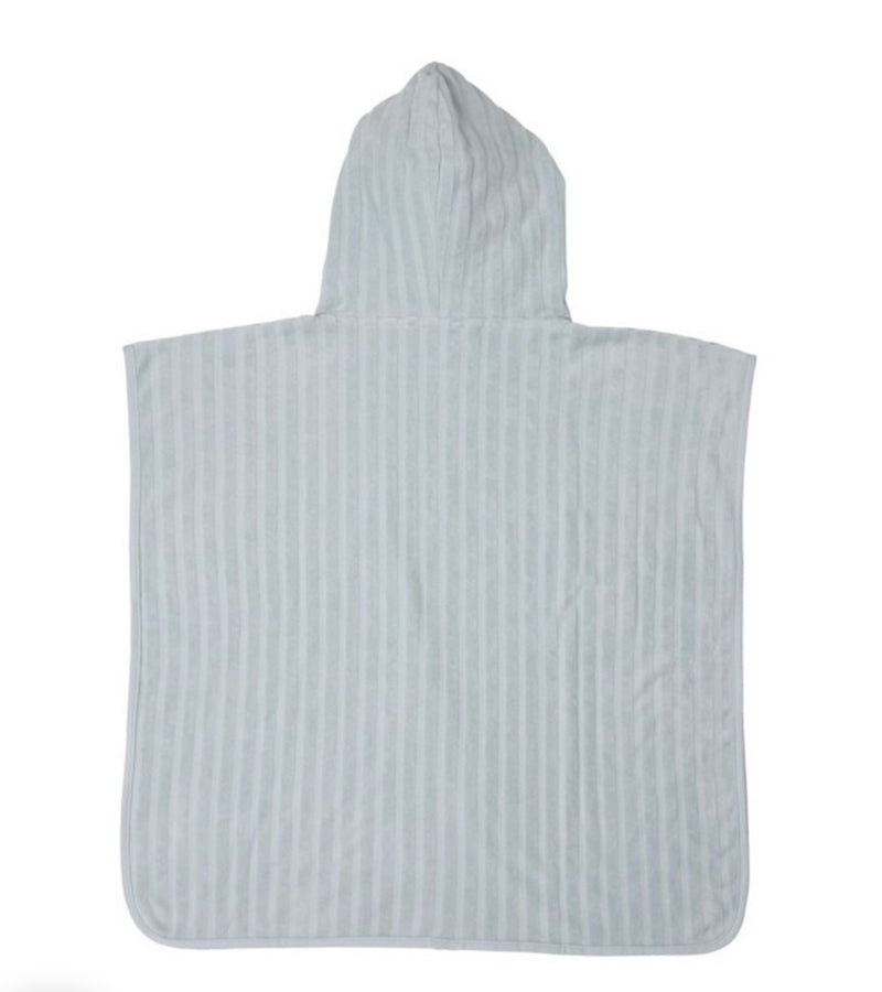 Beach Poncho, Cotton - Baby Blue (One-Size)