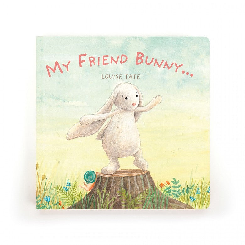 jellycat - my friend bunny book hardback book - swanky boutique malta