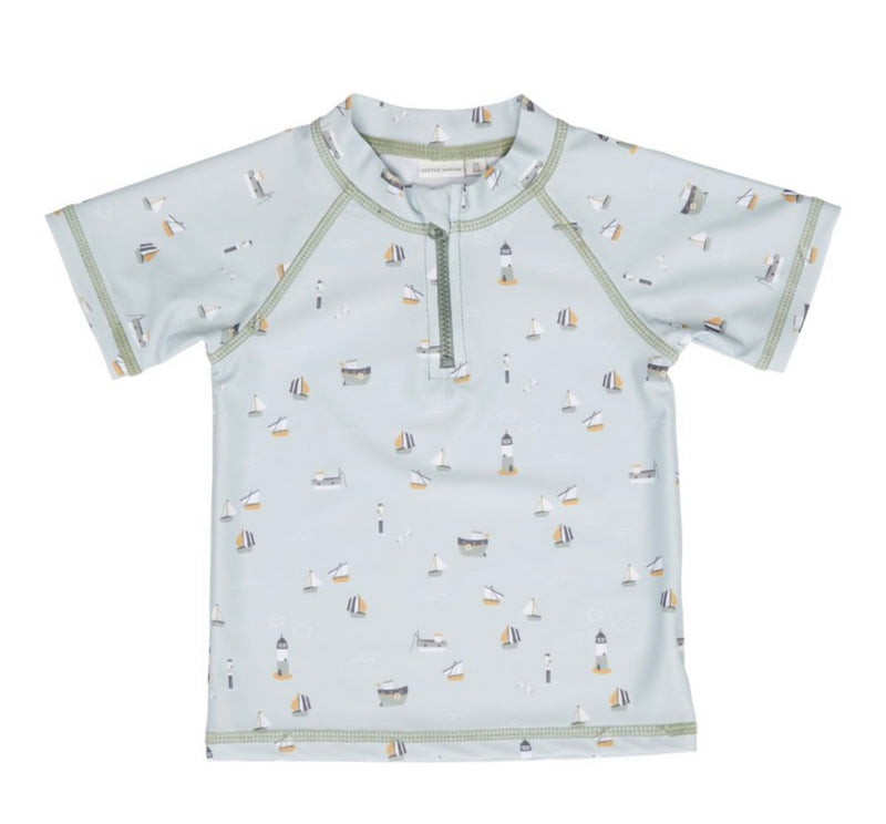 Swim T-Shirt, Sailors Bay - Olive Green (UPF 50+) Various Sizes
