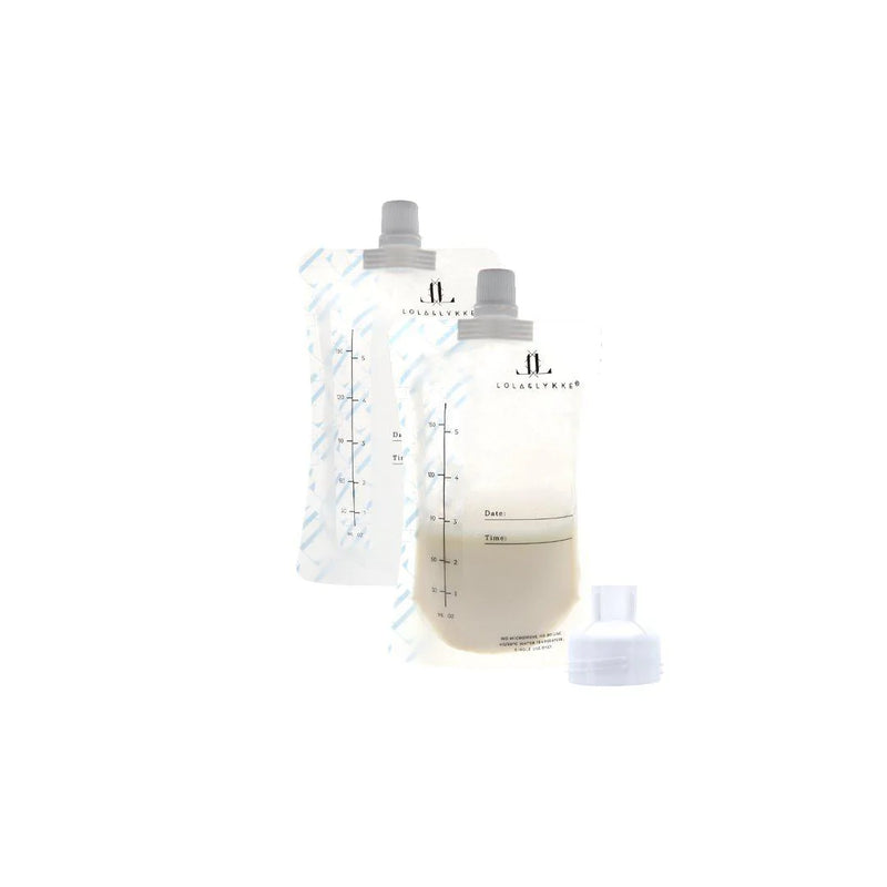 Breast Pump Accessories - Storage Bags with Adapter, 10 Pack