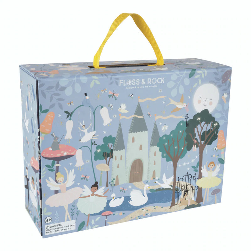 Floss & Rock - Play Box with Wooden Pieces Enchanted Ballerina - Swanky Boutique