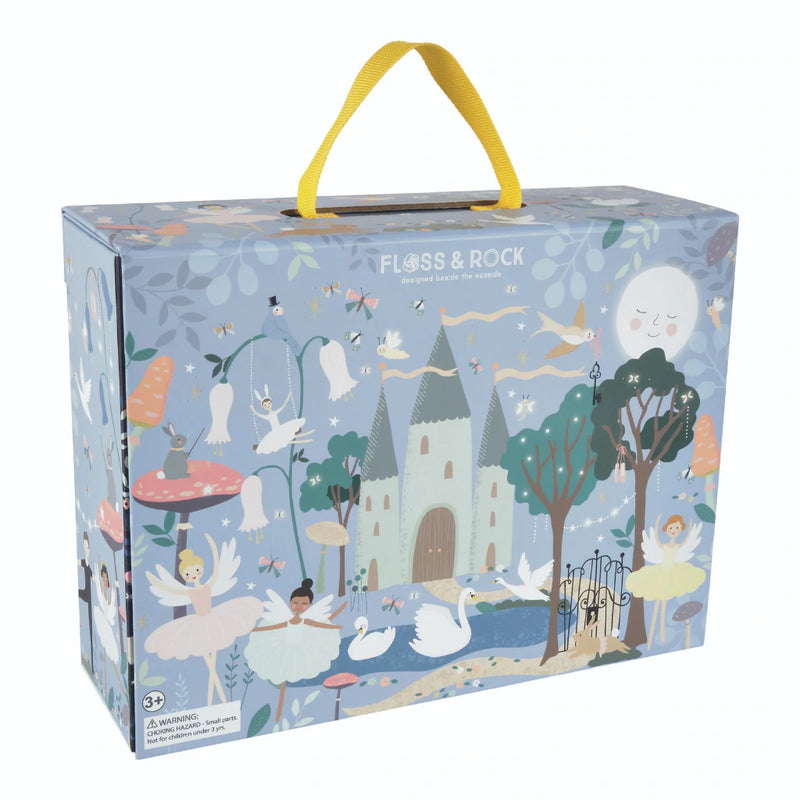 Play Box with Wooden Pieces - Enchanted Ballerina