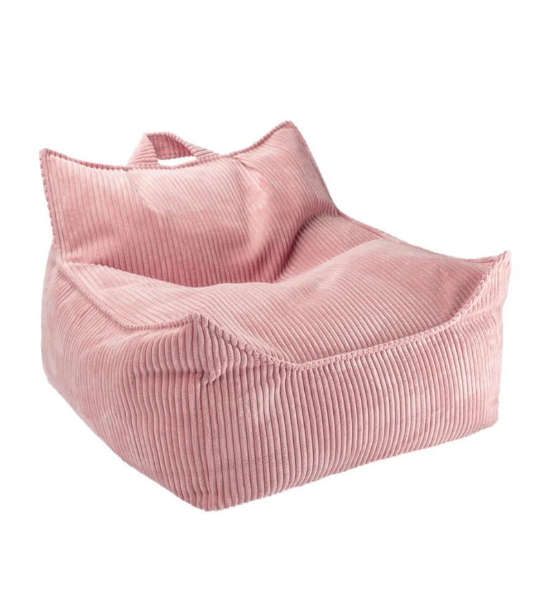 Beanbag Chair, Corduroy - Pink Mousse