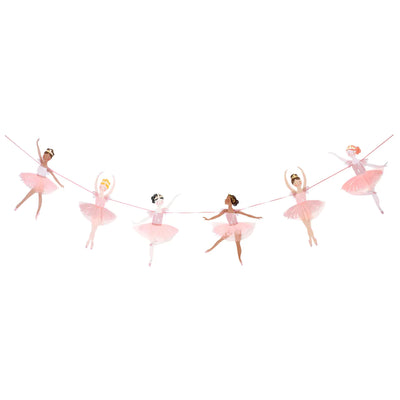meri meri - garland 3d paper ballerina - swanky boutique malta