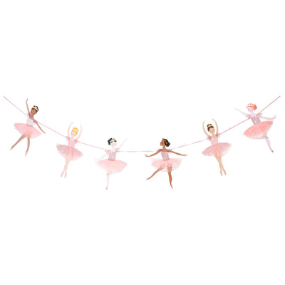 meri meri - garland 3d paper ballerina - swanky boutique malta