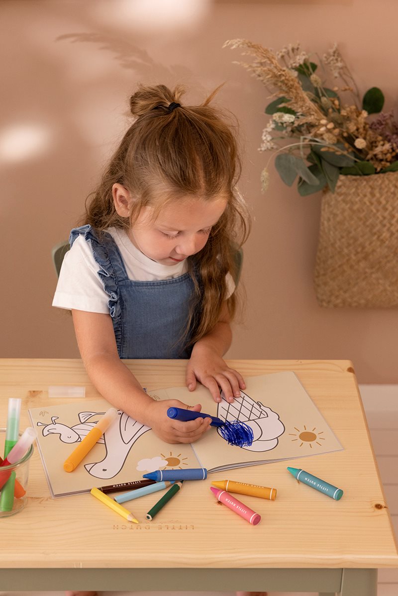 Colouring Book, Little Dutch (24 Drawings)